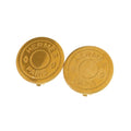Hermes Gold Earrings