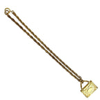 Chanel Quilted Bag Motif GP Chain Necklace Pendant Accessory 95P — view 6