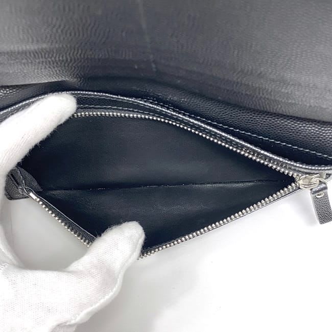 Saint Laurent Folding Long Wallet Black Tgn — view 8