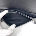 Saint Laurent Folding Long Wallet Black Tgn — view 8