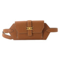 Hermes Elan Pocket 24 Belt Waist Pouch Bag Swift Gold XS