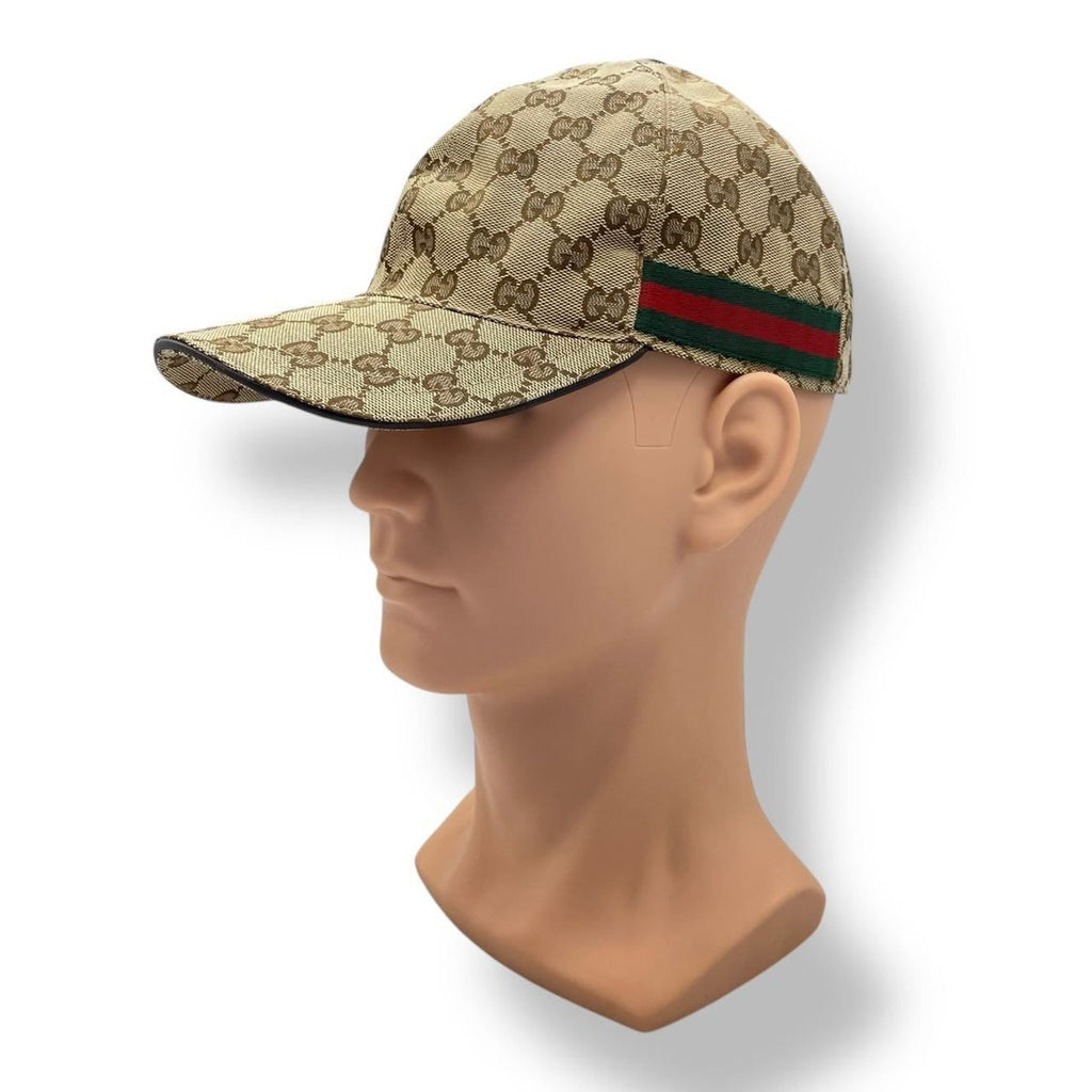 Gucci Cap GG Canvas Brown L