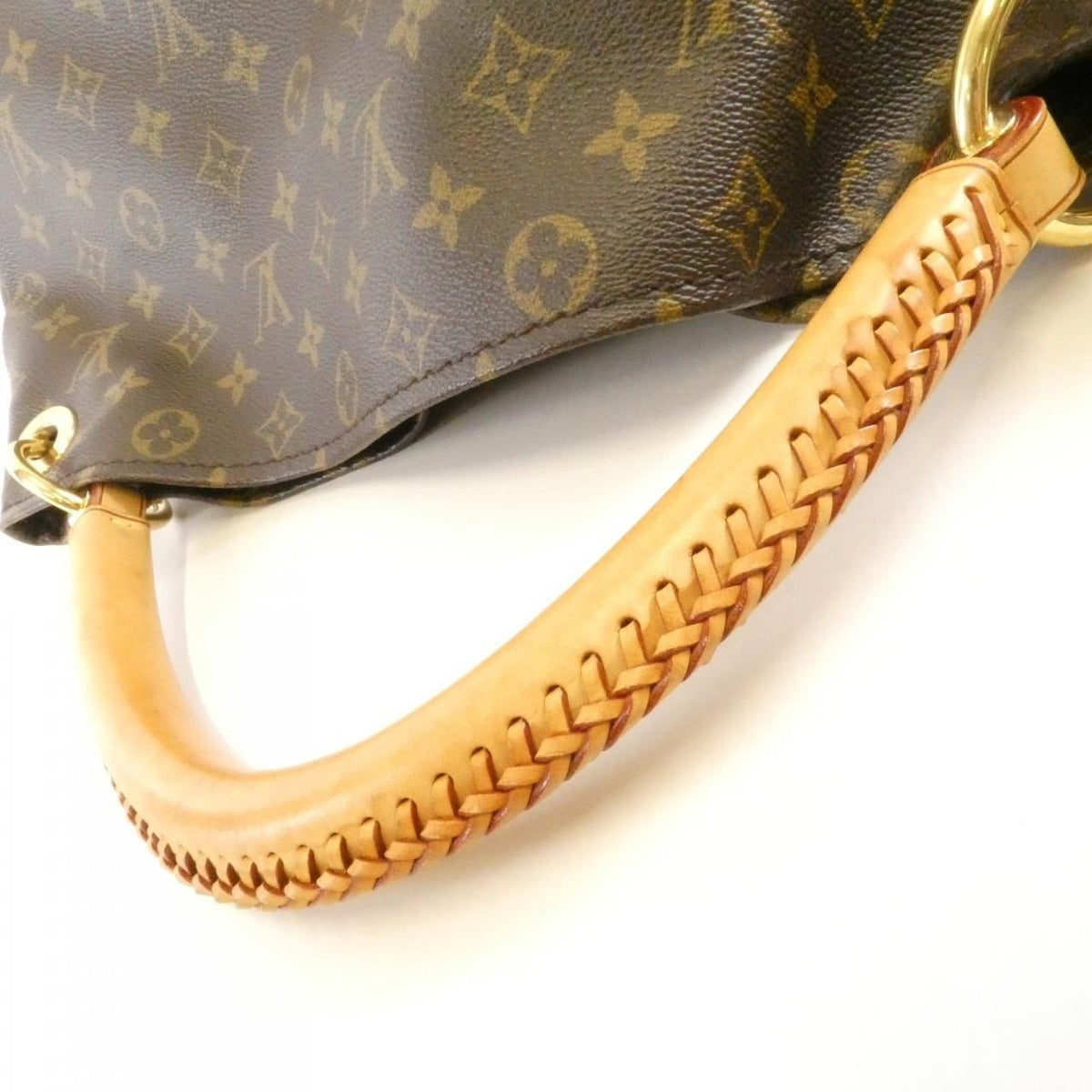 Louis Vuitton Monogram Artsy MM Shoulder Bag Brown Marron — view 4