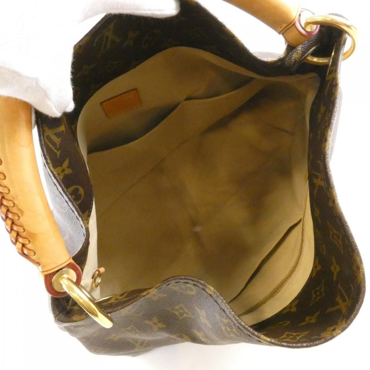 Louis Vuitton Monogram Artsy MM Shoulder Bag Brown Marron — view 6