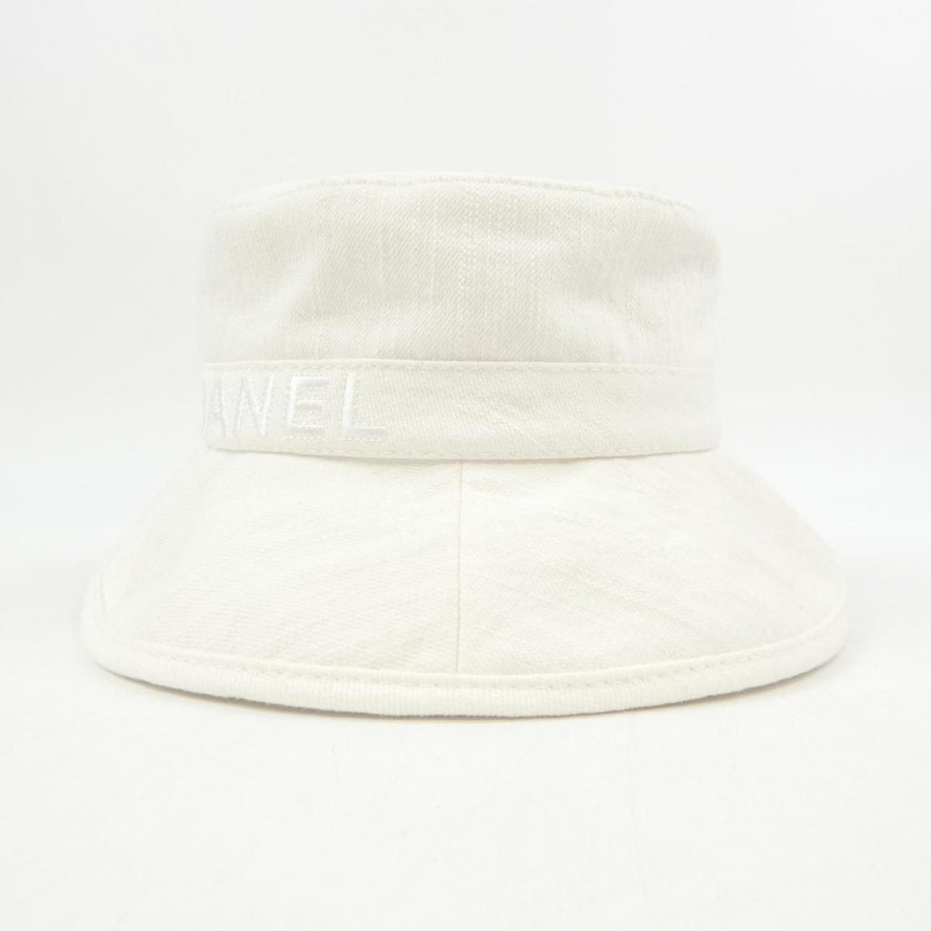 Chanel Hat Cotton White — view 2