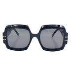 Dior Signature S1u Acetate Black Sunglasses Gold Eyewear