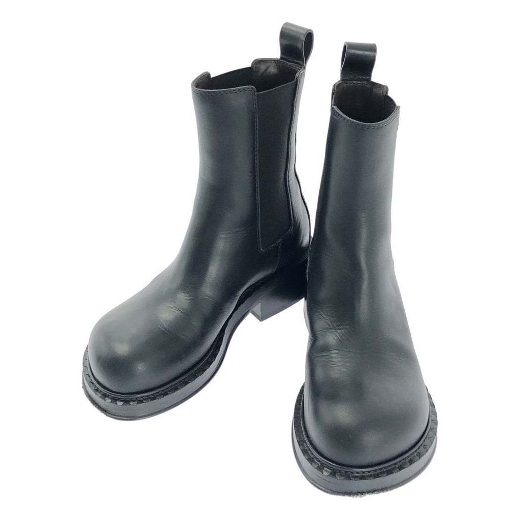 Bottega Veneta Lug Side Gore Chelsea Boots 34 Black