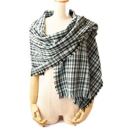 Bottega Veneta Scarf Winter Shawl 100% Wool Fringe — view 6