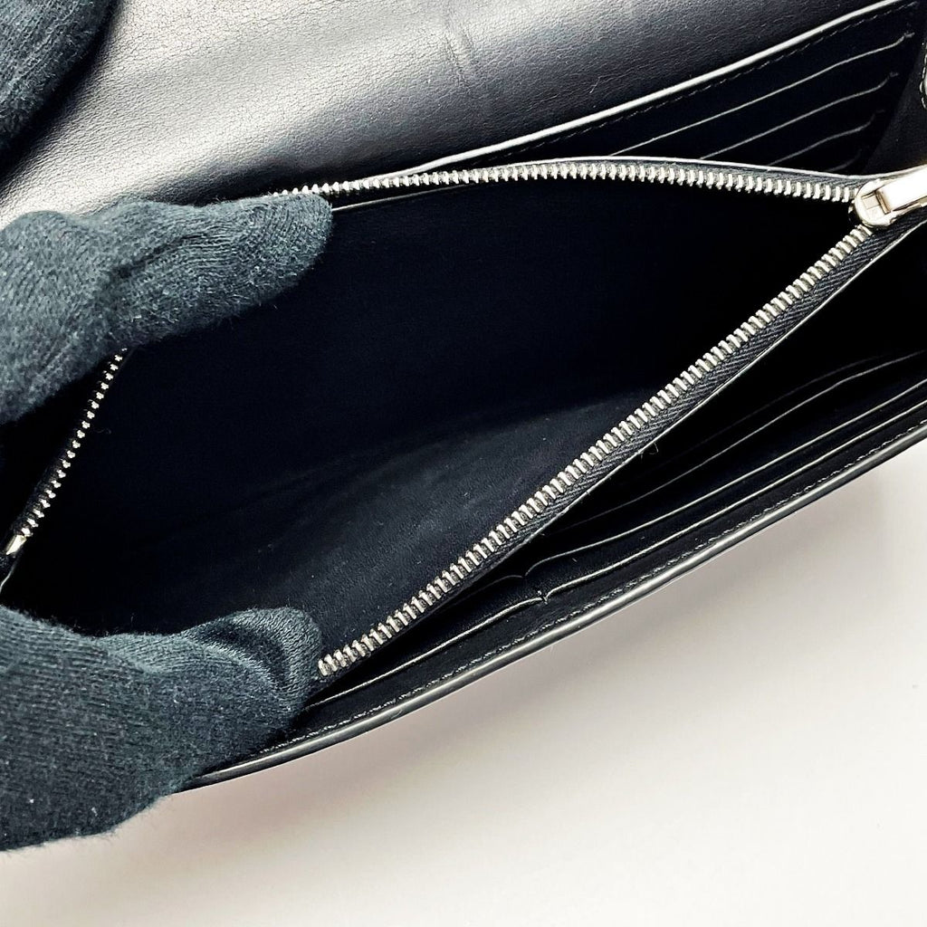 Celine Trotter Large Multi-Function Wallet apm Black Long — view 5