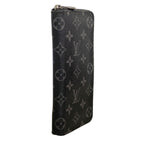 Louis Vuitton Wallet Monogram Eclipse Zippy Vertical Black — view 2