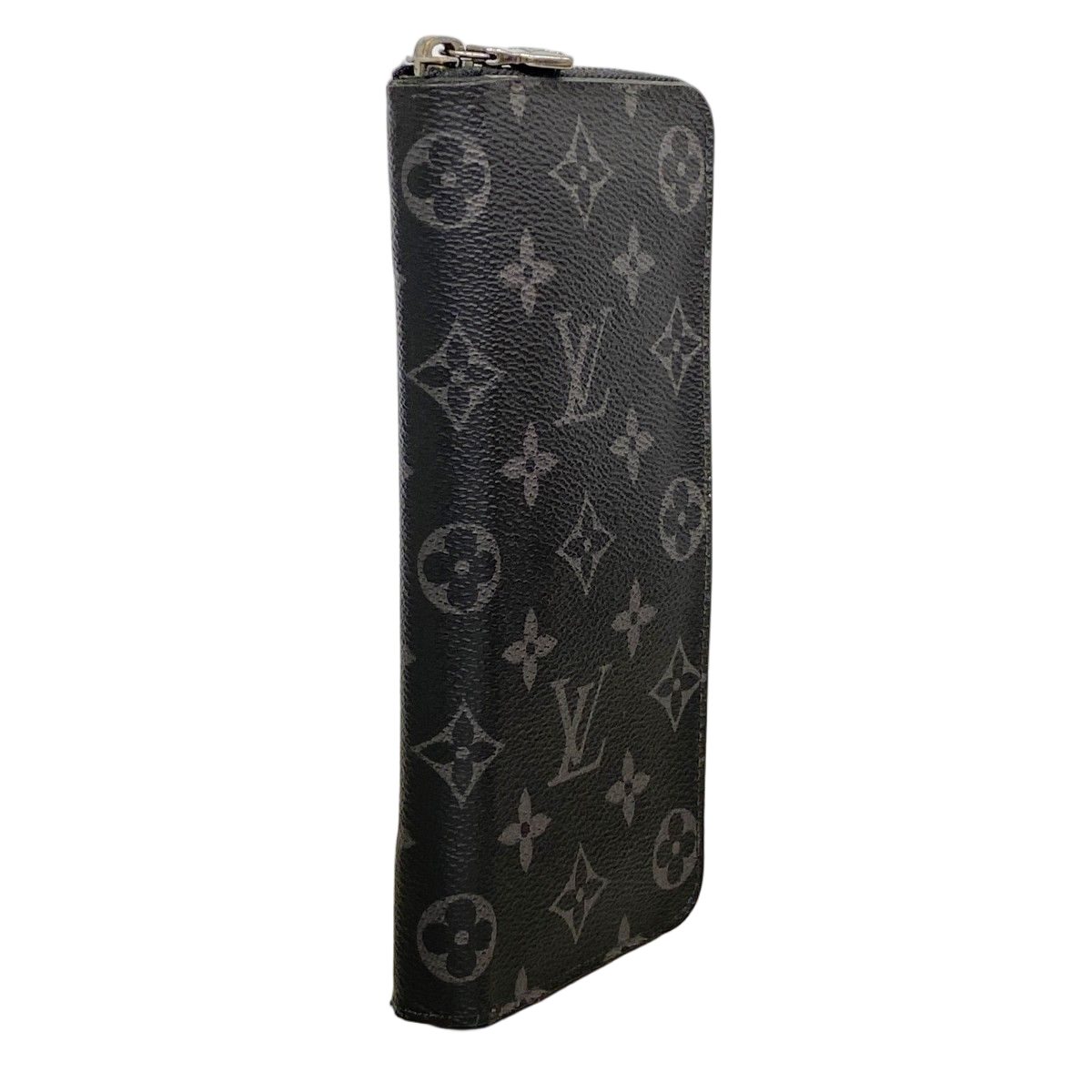 Louis Vuitton Wallet Monogram Eclipse Zippy Vertical Black — view 2