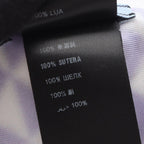 Prada Scarf Silk White Purple — view 7
