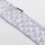 Prada Scarf Silk White Purple — view 8