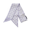 Prada Scarf Silk White Purple