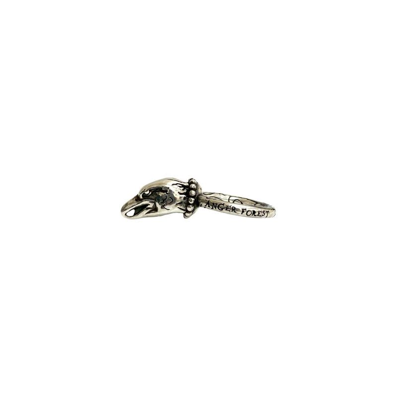 Gucci Anger Forest Eagle Head Ring Silver 925 No 9 Accessory — view 6
