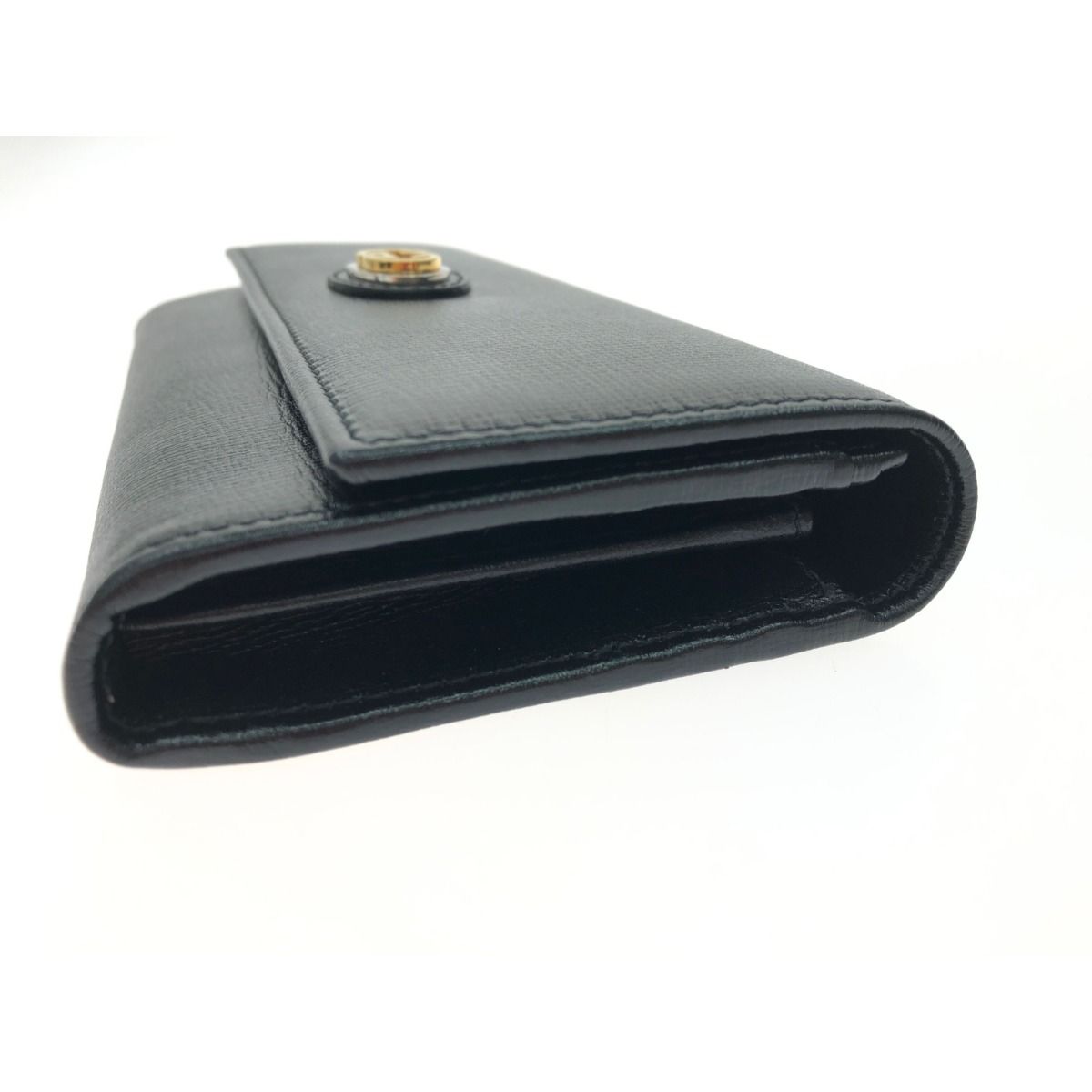 Gucci Long Wallet Interlocking G Marina Leather Black — view 5
