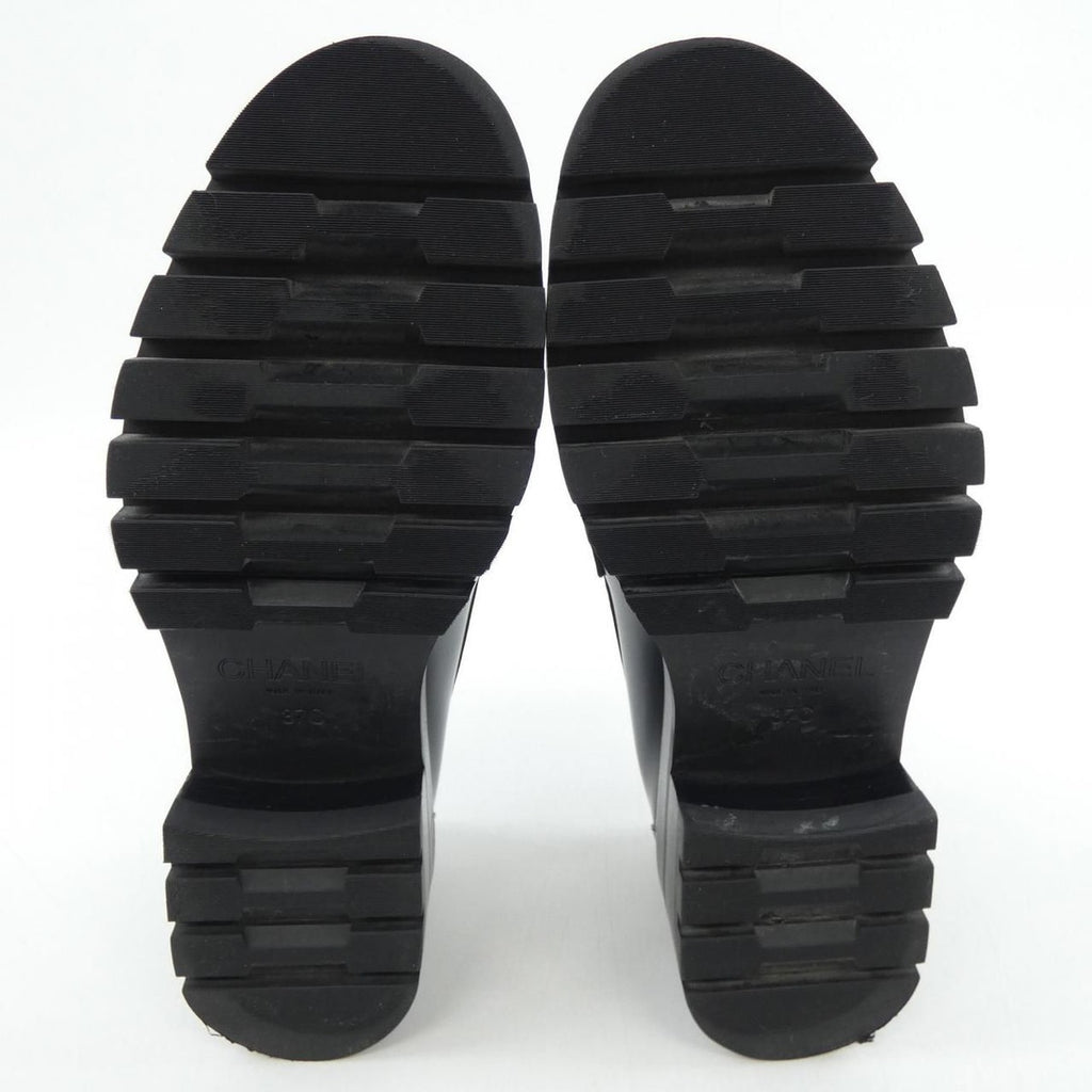 Chanel Loafers Shoes Calfskin Black — view 4