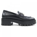 Chanel Loafers Shoes Calfskin Black