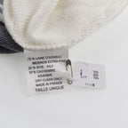 Chanel Coco Mark Sport Line Wool Silk Cashmere White Knit Cap — view 4