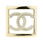 Chanel Brooch Square Pin