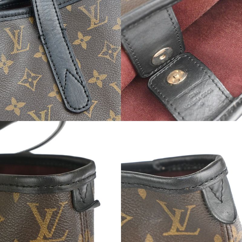 Louis Vuitton Tote Bag Divis Macassar Black Brown Monogram 70 Fa448 — view 9