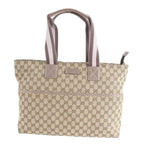 Gucci GG Canvas Leather Tote Shoulder Hand