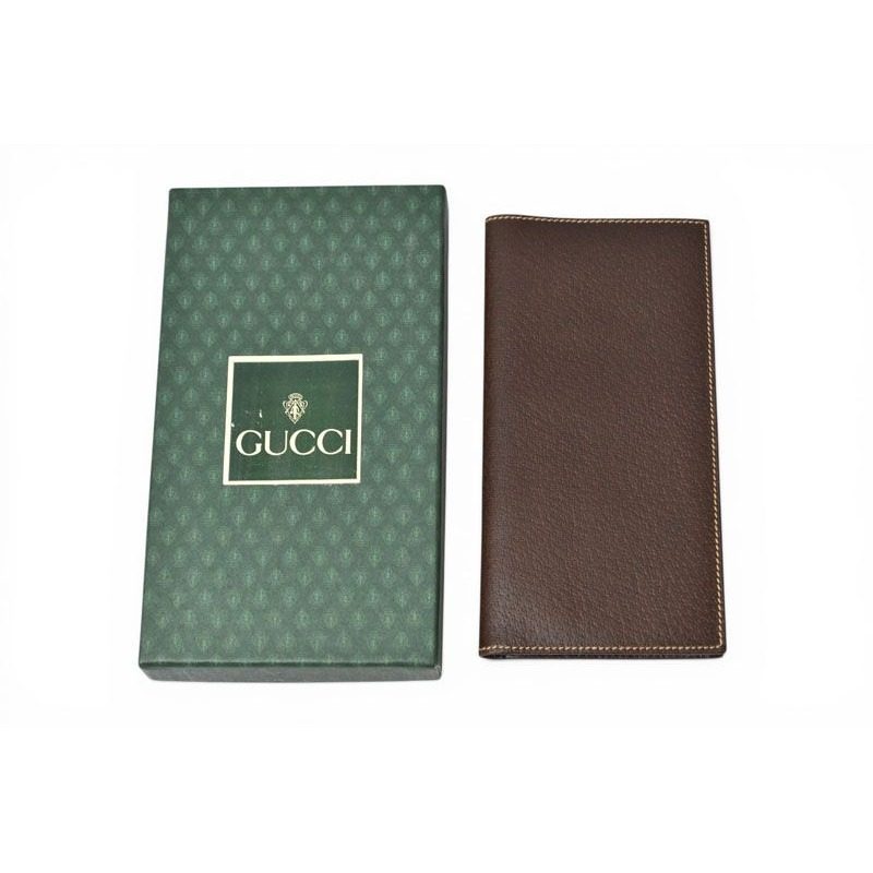 Gucci Wallet Billfold Vintage Brown 034.001 — view 9