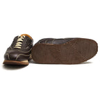 Hermes Shoes Sneakers Low Cut Women Leather Dark Brown Quick — view 7