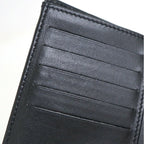 Chanel Trifold Wallet Quilted Black Silver Caviar Leather — view 8