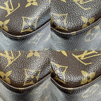 Louis Vuitton Monogram Looping Brown Handbag Gold Hardware — view 7