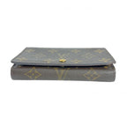 Louis Vuitton Monogram L-shaped Zipper Porte Monnaie Vie Tresor Fold — view 6