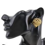 Chanel Coco Mark Vintage Gold Plated 94 a 26.0 g Earrings — view 3