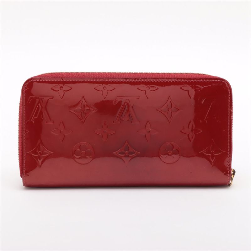 Louis Vuitton Monogram Vernis Zippy Wallet Round Zip Long — view 6