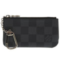 Louis Vuitton Pochette Cles Damier Graphite Black Coin Case 1070