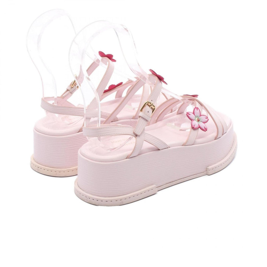 Louis Vuitton Sandals LV TM Maya Cherry Blossom Pink Leather — view 2