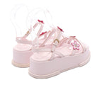 Louis Vuitton Sandals LV TM Maya Cherry Blossom Pink Leather — view 2