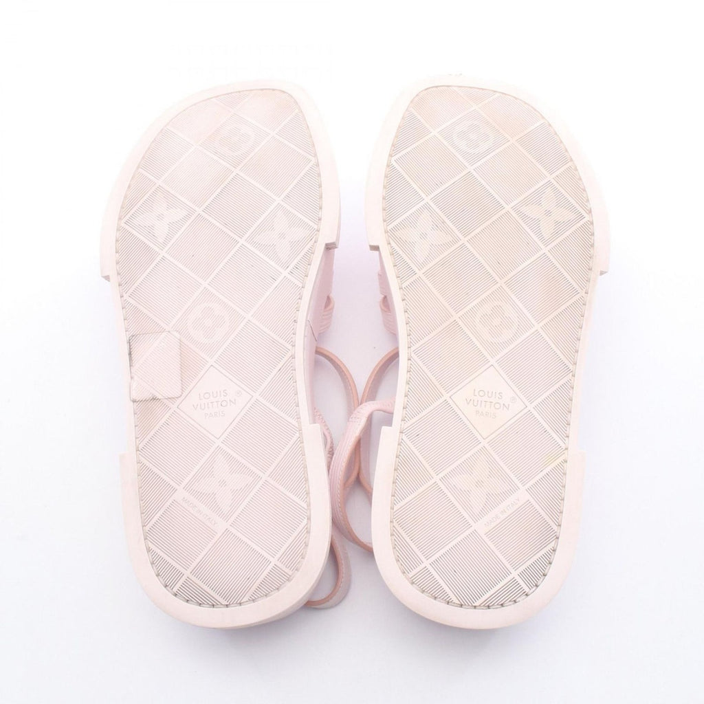 Louis Vuitton Sandals LV TM Maya Cherry Blossom Pink Leather — view 5