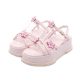 Louis Vuitton Sandals LV TM Maya Cherry Blossom Pink Leather