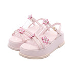 Louis Vuitton Sandals LV TM Maya Cherry Blossom Pink Leather