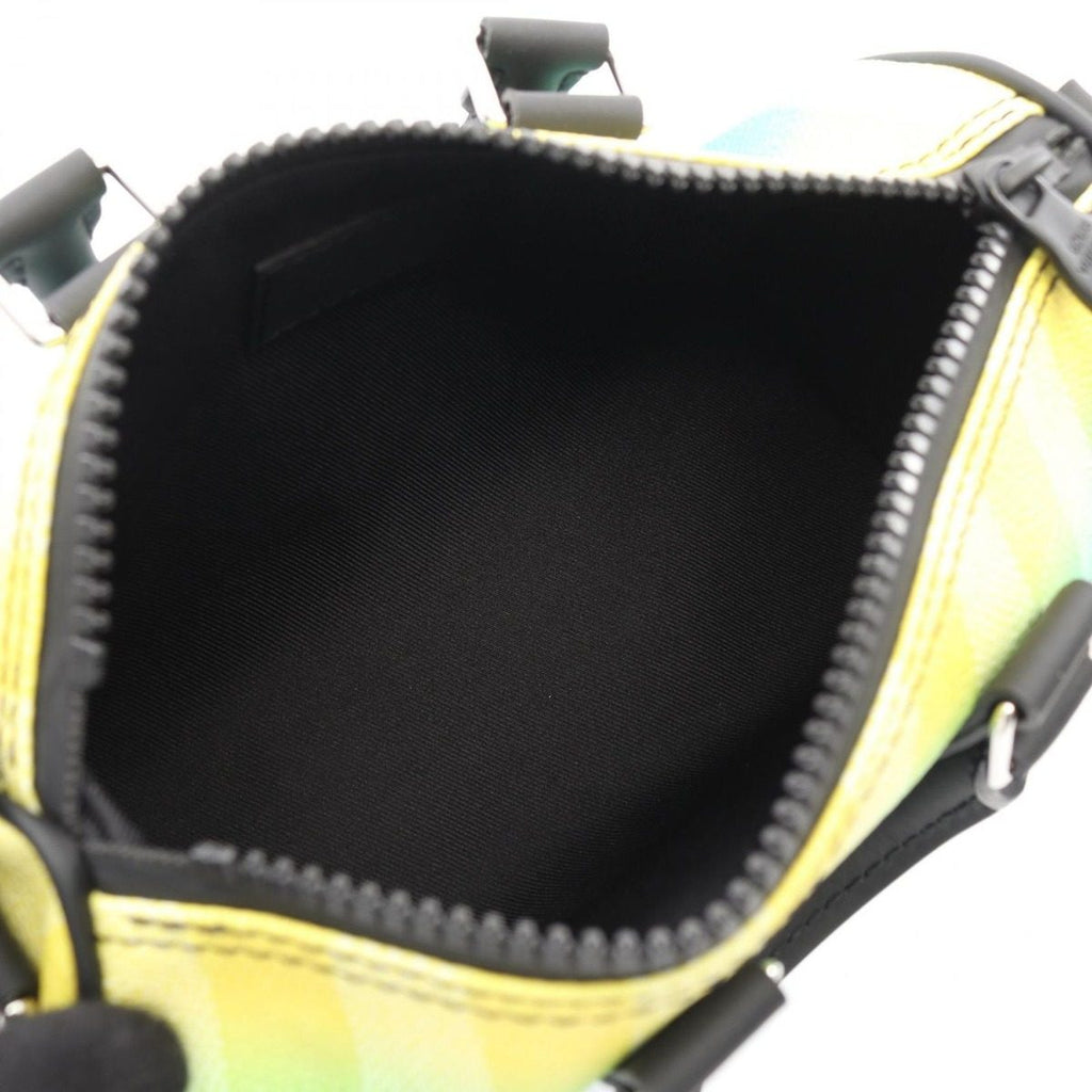 Louis Vuitton Handbag Keepall XS Green Yellow Canvas Leather — view 3