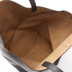 Loewe Tote Puzzle Fold Dark Gray Leather — view 3