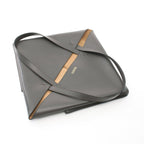 Loewe Tote Puzzle Fold Dark Gray Leather — view 5