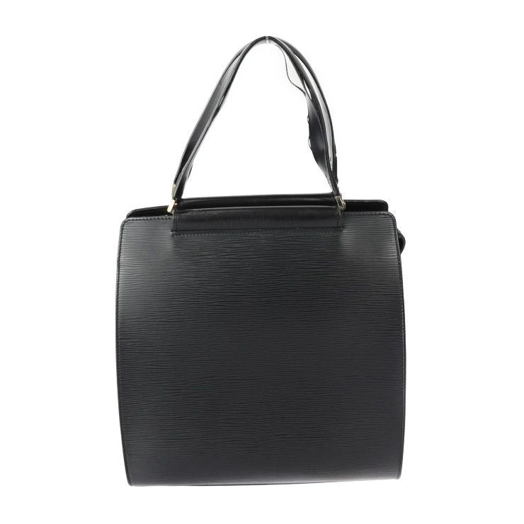 Louis Vuitton Figari MM Handbag Leather Black Gold Hardware Epi Viton
