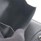 Hermes Trifold Wallet Iliad Compact Ck89 Black Leather — view 4