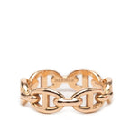 Hermes Chaine D'ancre Ring 55 18k Pink Gold