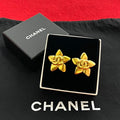 Chanel GP Vintage 96 Coco Mark Logo Motif Earrings