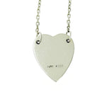 Gucci Silver Logo Heart Necklace 8.0 g 925 Engraved — view 3