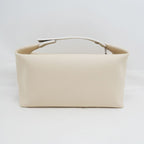 Hermes Brid A Black GM Natural Handbag Pouch Beige — view 4