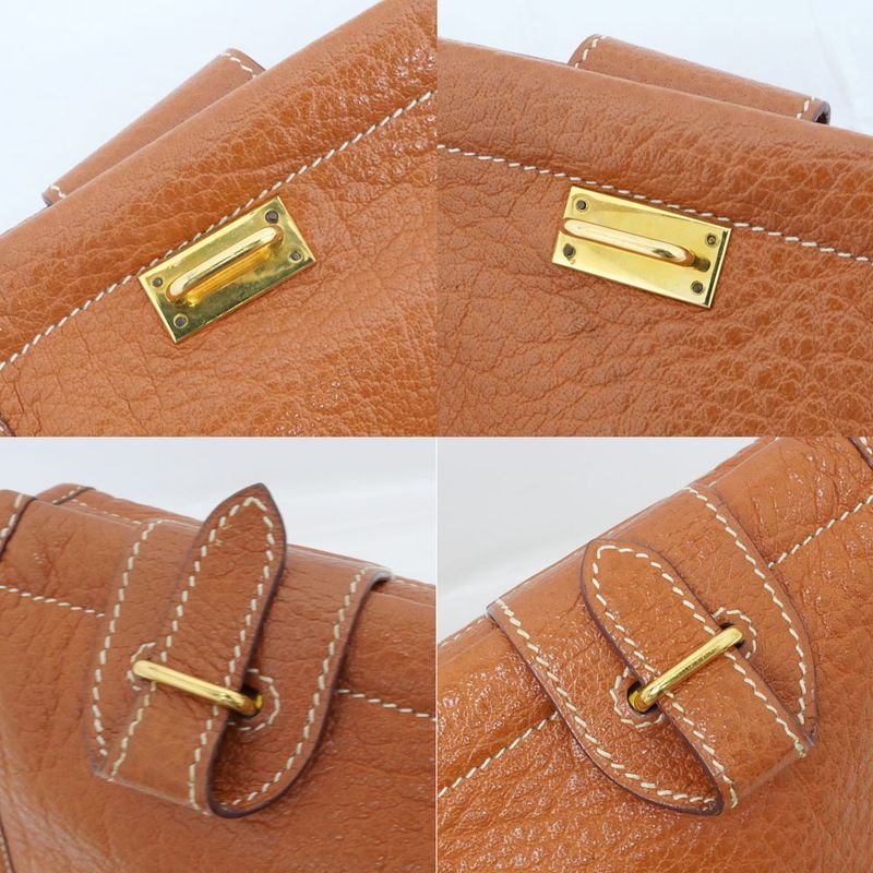 Hermes Cabas 40 Shoulder Tote Bag Gold Chable Coromandel OY Engraved — view 9