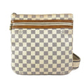 Louis Vuitton Shoulder Bag Pochette Bosfoll Damier Azur Canvas White